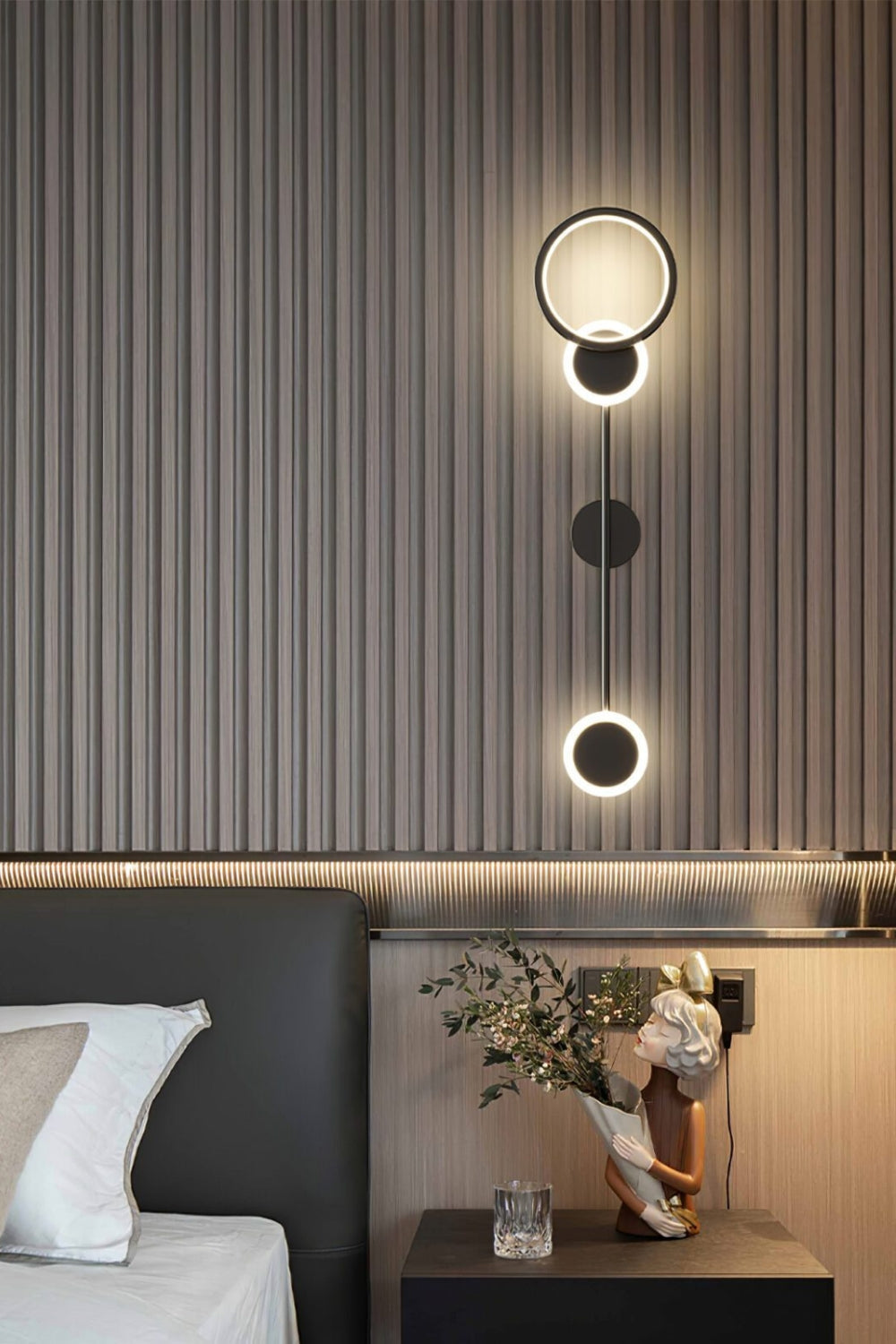 Brass Susan Trio Wall Lamp - view 12 | morylighting