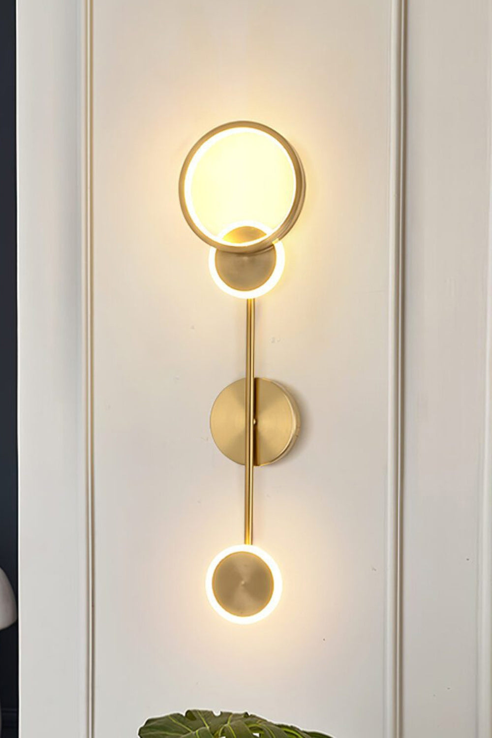 Brass Susan Trio Wall Lamp - view 14 | morylighting