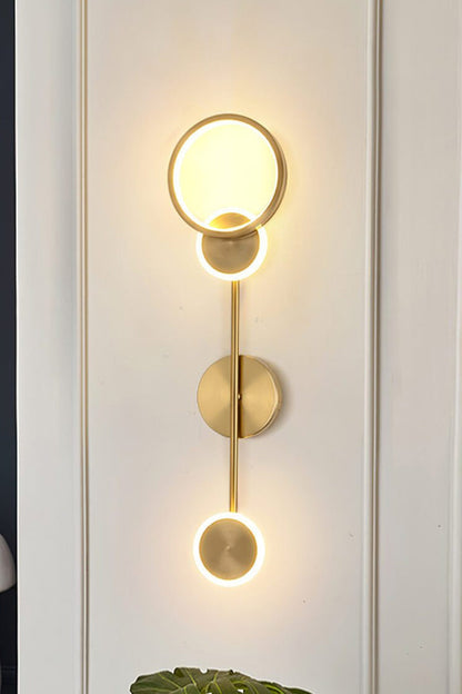 Brass Susan Trio Wall Lamp - view 14 | morylighting