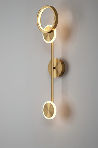 Brass Susan Trio Wall Lamp - view 16 | morylighting