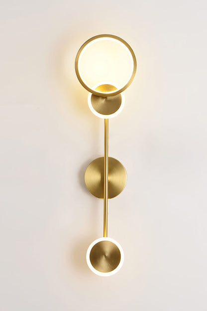 Brass Susan Trio Wall Lamp - view 17 | morylighting