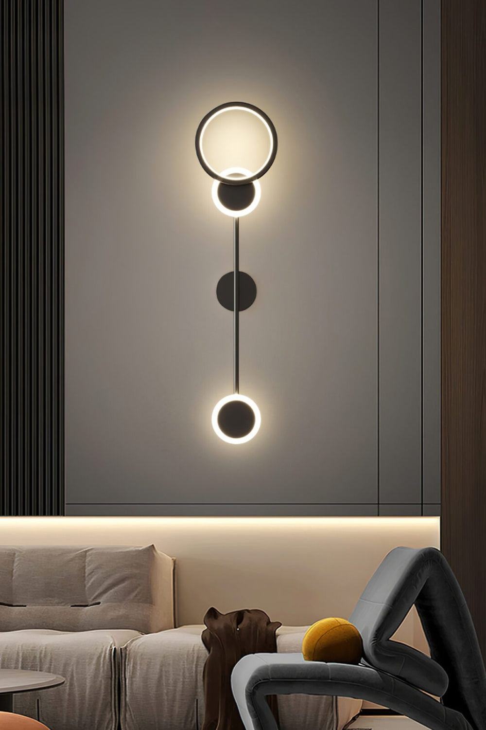 Brass Susan Trio Wall Lamp - view 6 | morylighting