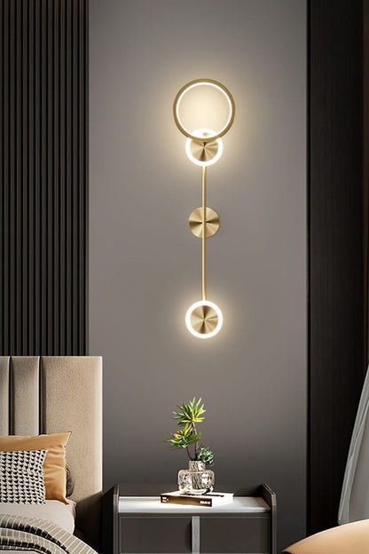 Brass Susan Trio Wall Lamp - view 7 | morylighting