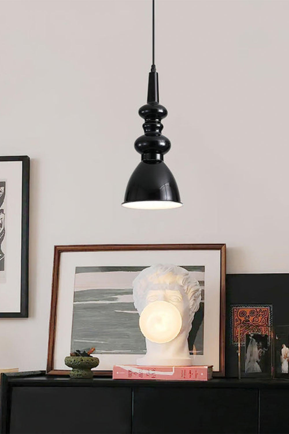 Svelte Noir Pendant Light - view 5 | morylighting