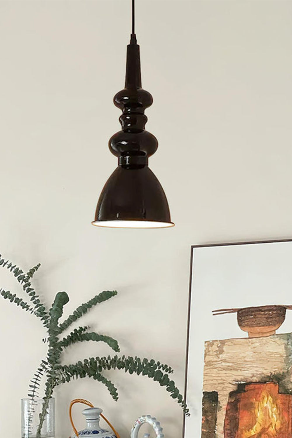 Svelte Noir Pendant Light - view 7 | morylighting