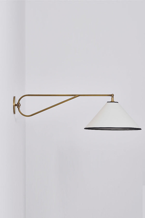 Swing Arm Cone Wall Sconce - view 24 | morylighting
