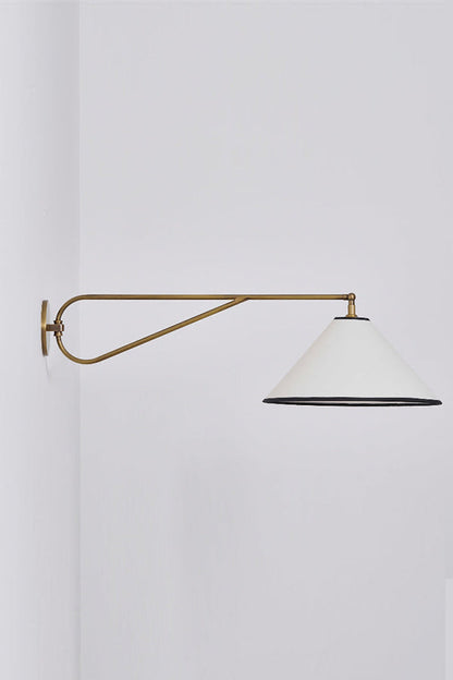 Swing Arm Cone Wall Sconce - view 24 | morylighting