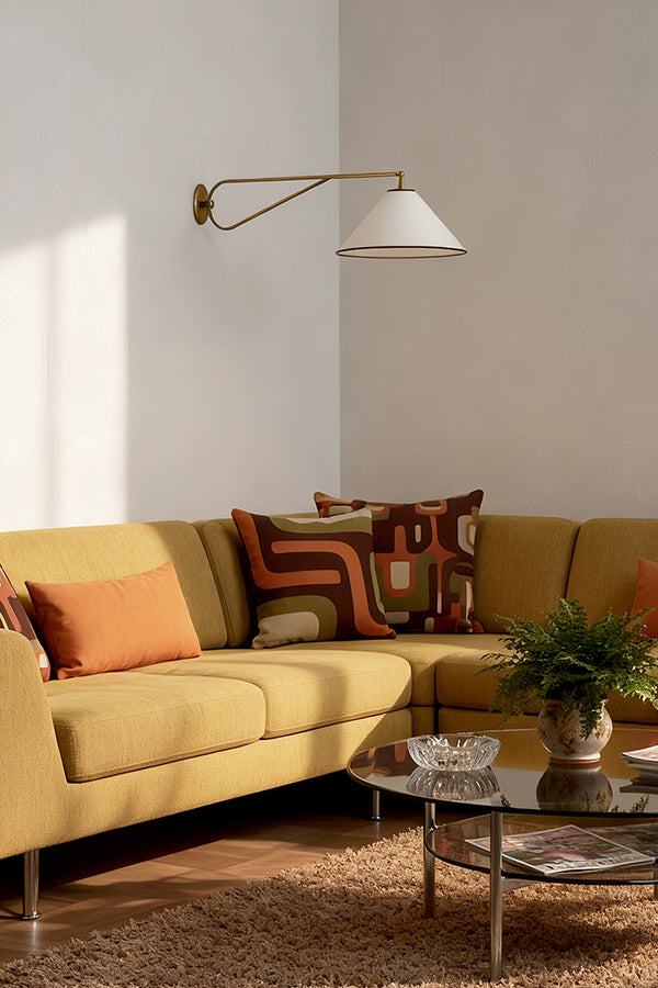 Swing Arm Cone Wall Sconce - view 7 | morylighting