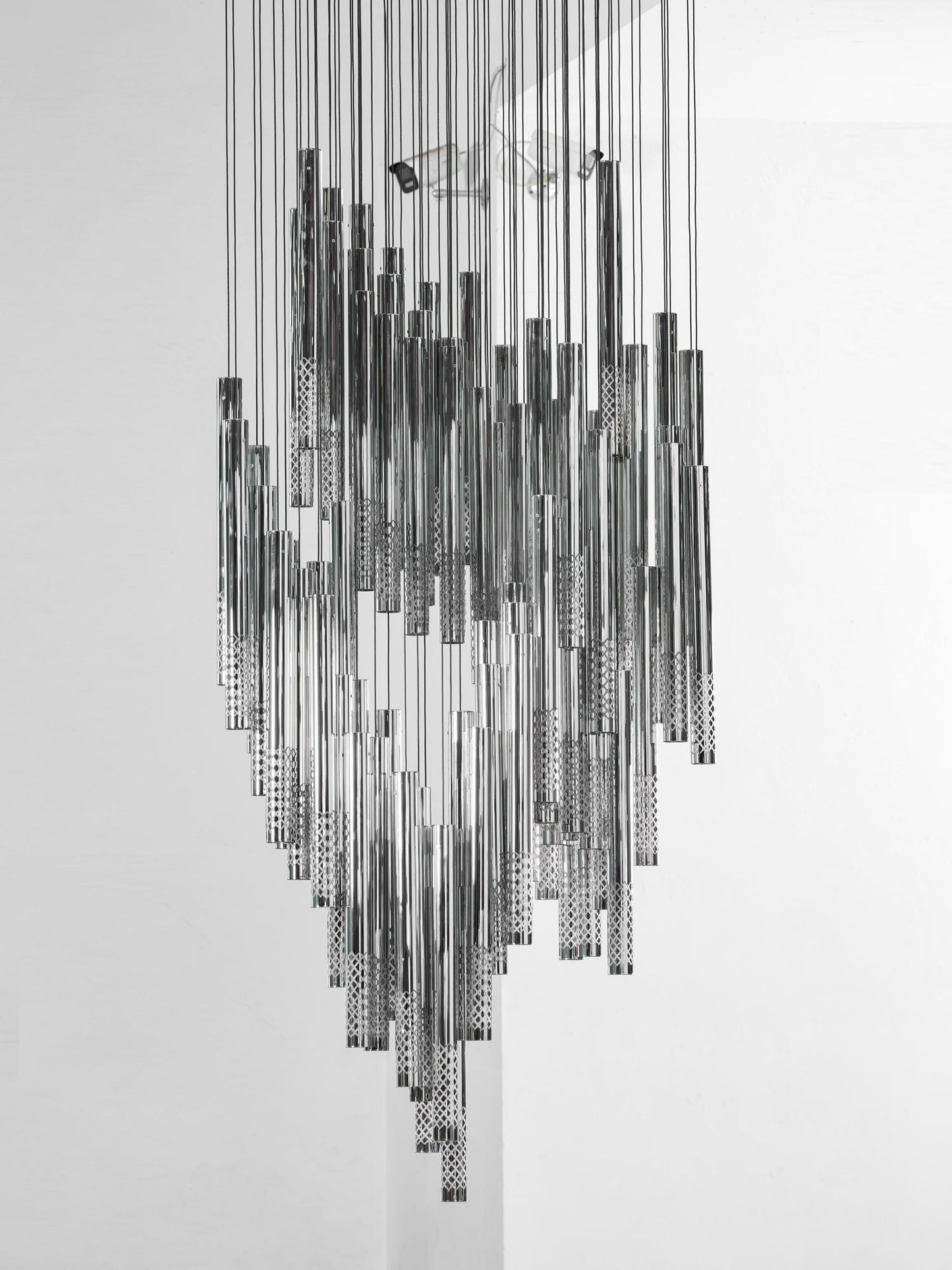 Galaxy Symphony Orchestra Meteor Shower Crystal Spiral Chandelier