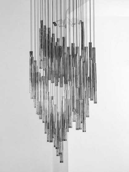 Galaxy Symphony Orchestra Meteor Shower Crystal Spiral Chandelier