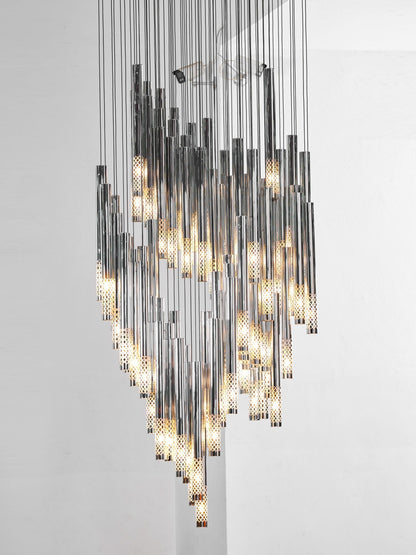 Galaxy Symphony Orchestra Meteor Shower Crystal Spiral Chandelier