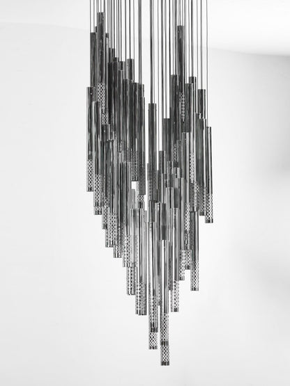 Galaxy Symphony Orchestra Meteor Shower Crystal Spiral Chandelier