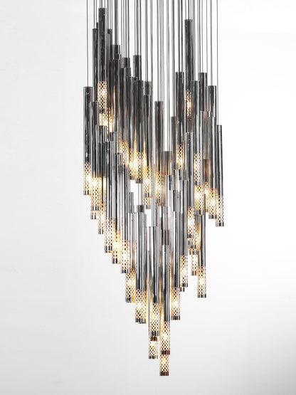 Galaxy Symphony Orchestra Meteor Shower Crystal Spiral Chandelier