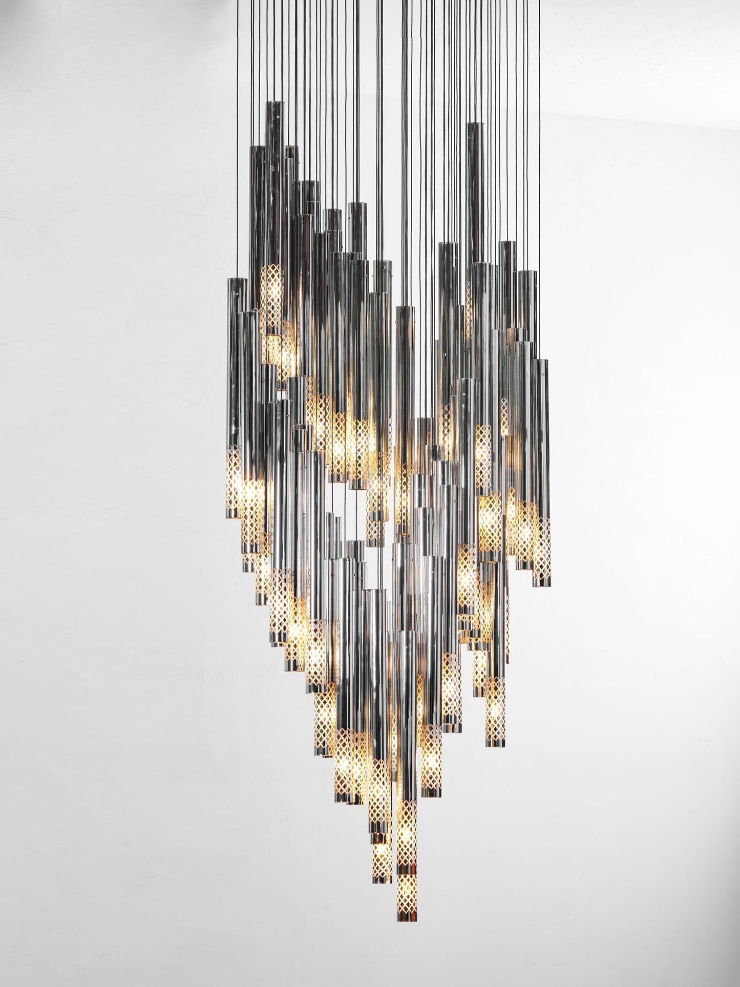 Galaxy Symphony Orchestra Meteor Shower Crystal Spiral Chandelier