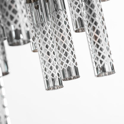 Galaxy Symphony Orchestra Meteor Shower Crystal Spiral Chandelier
