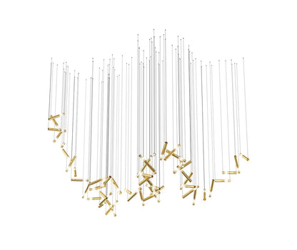 Galaxy Symphony Orchestra Meteor Shower Crystal Spiral Chandelier