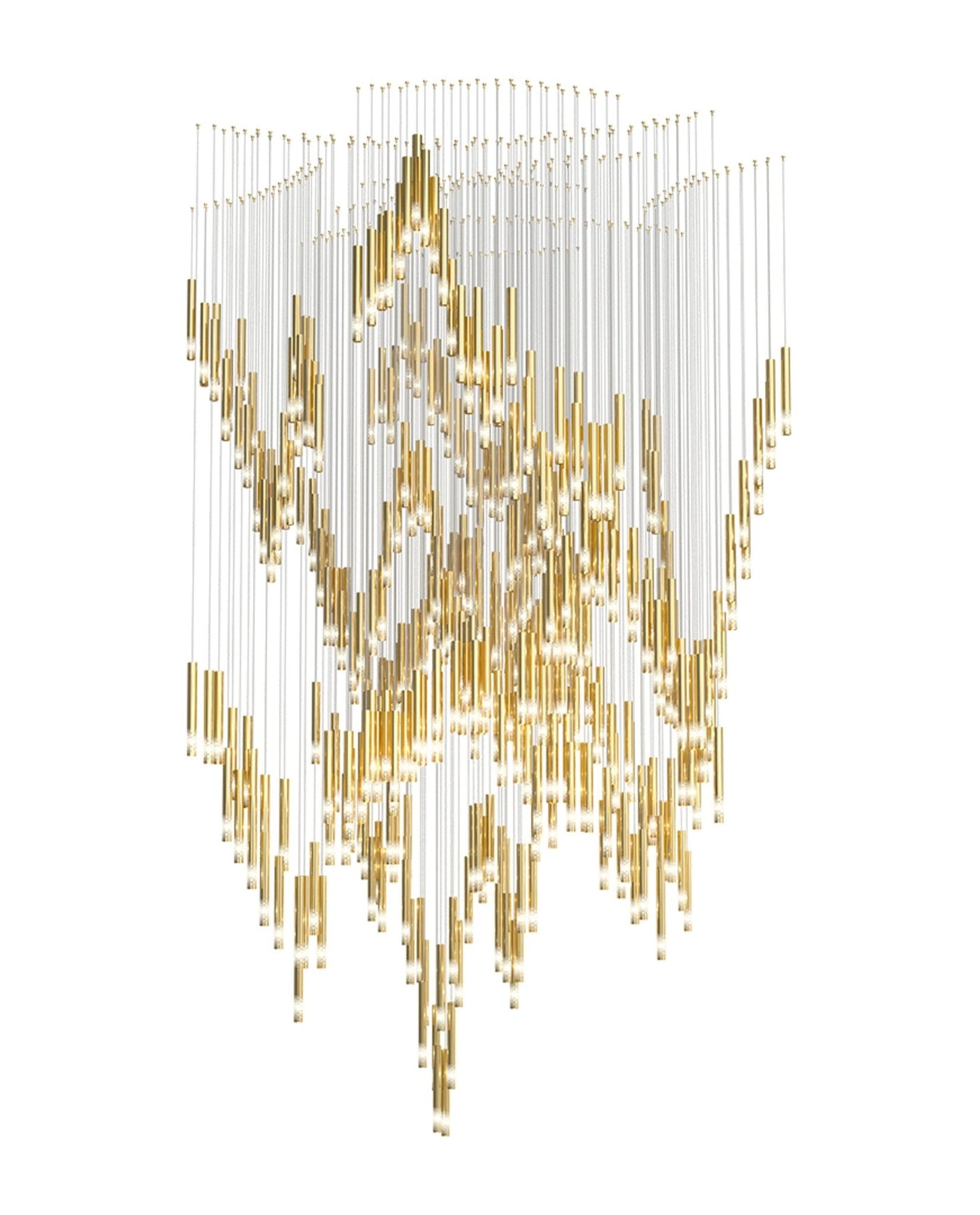 Galaxy Symphony Orchestra Meteor Shower Crystal Spiral Chandelier