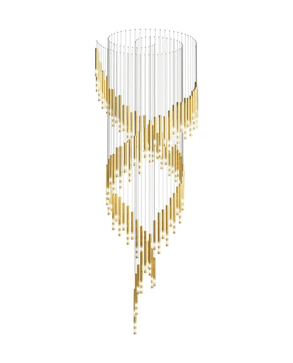 Galaxy Symphony Orchestra Meteor Shower Crystal Spiral Chandelier