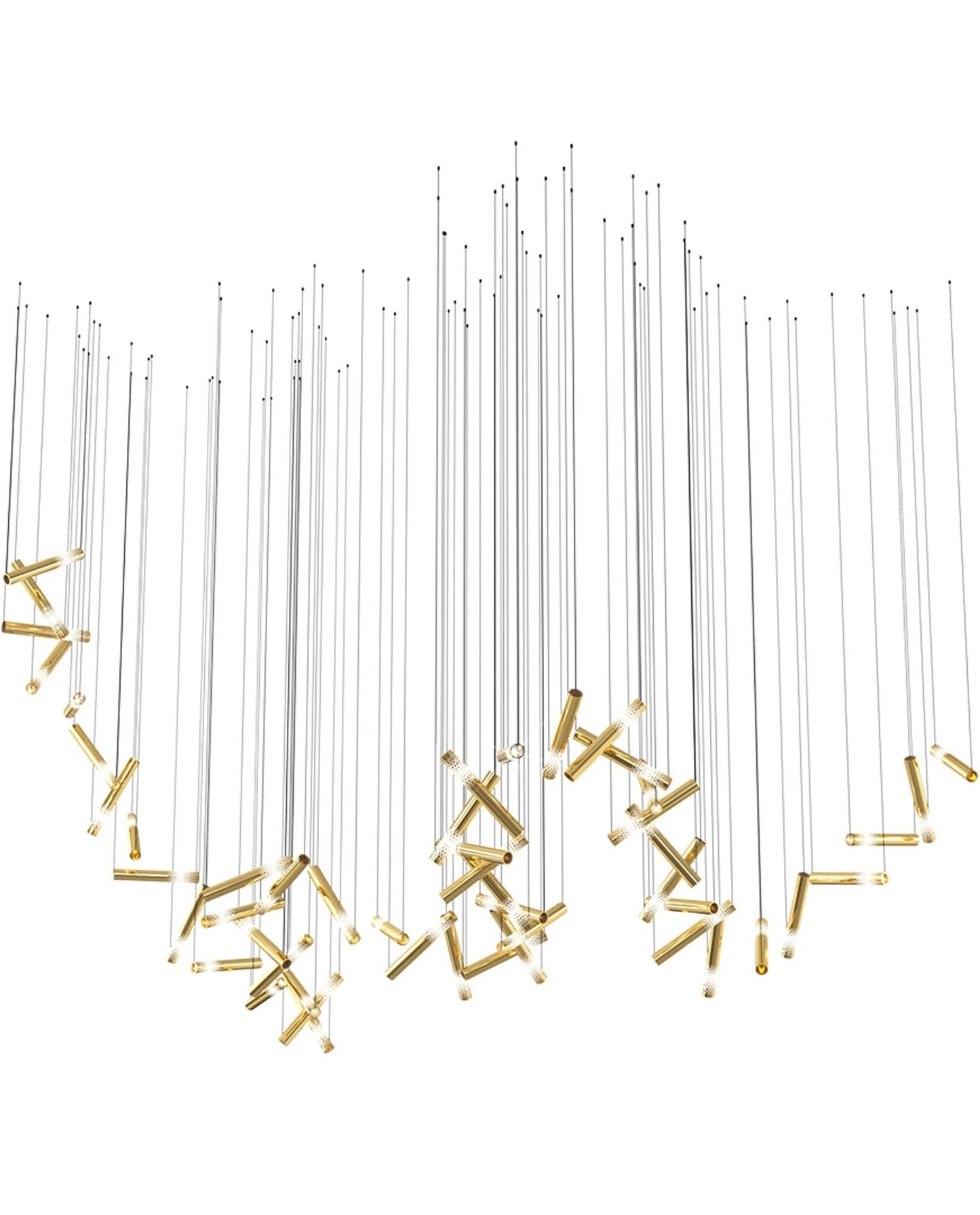 Galaxy Symphony Orchestra Meteor Shower Crystal Spiral Chandelier