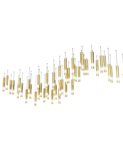 Galaxy Symphony Orchestra Meteor Shower Crystal Spiral Chandelier