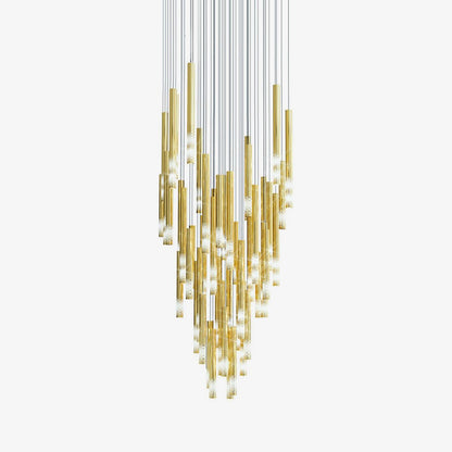 Galaxy Symphony Orchestra Meteor Shower Crystal Spiral Chandelier