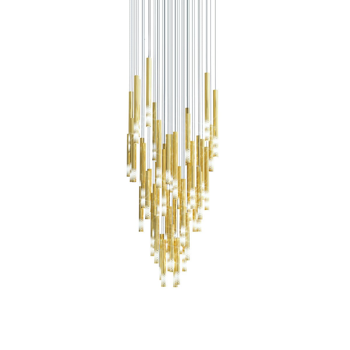 Galaxy Symphony Orchestra Meteor Shower Crystal Spiral Chandelier