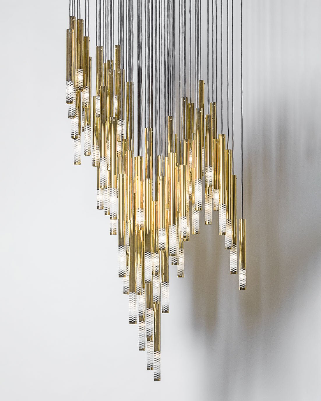 Galaxy Symphony Orchestra Meteor Shower Crystal Spiral Chandelier