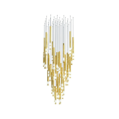 Galaxy Symphony Orchestra Meteor Shower Crystal Spiral Chandelier