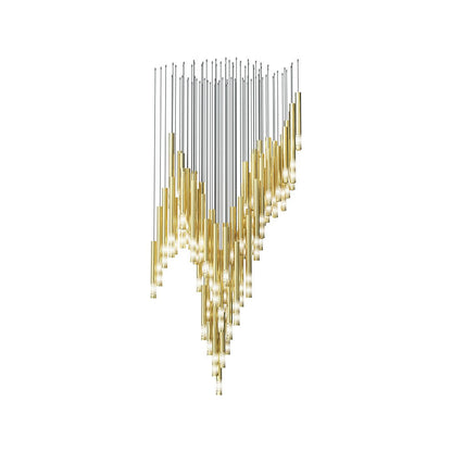Galaxy Symphony Orchestra Meteor Shower Crystal Spiral Chandelier