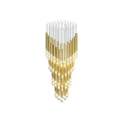Galaxy Symphony Orchestra Meteor Shower Crystal Spiral Chandelier