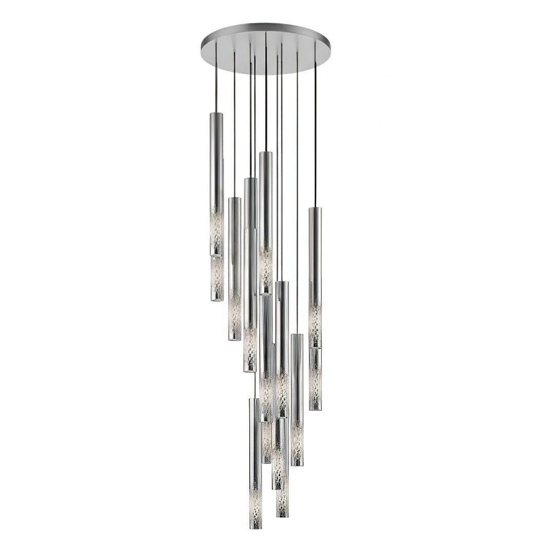 Galaxy Symphony Orchestra Meteor Shower Crystal Spiral Chandelier