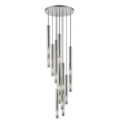 Galaxy Symphony Orchestra Meteor Shower Crystal Spiral Chandelier