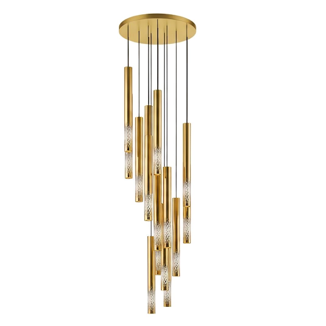 Galaxy Symphony Orchestra Meteor Shower Crystal Spiral Chandelier