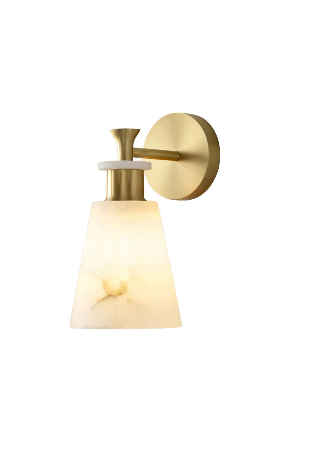 Tapered Alabaster Wall Sconce | morylighting