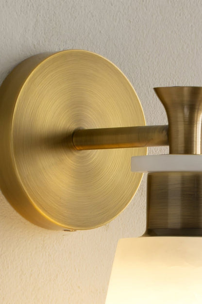 Tapered Alabaster Wall Sconce - view 22 | morylighting