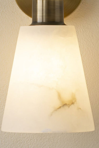 Tapered Alabaster Wall Sconce - view 19 | morylighting