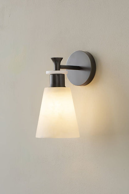 Tapered Alabaster Wall Sconce - view 20 | morylighting