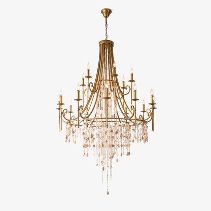 Tatum Lux Shell Crystal Chandelier | Morylighting (11)