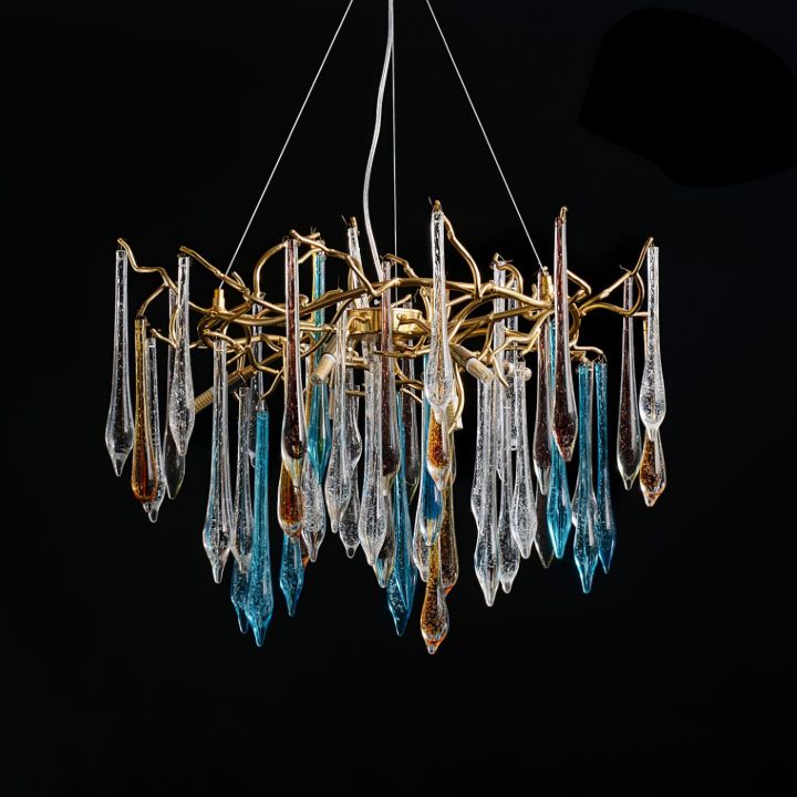 LA Teardrop Crystal Chandelier