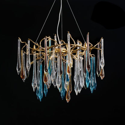LA Teardrop Crystal Chandelier