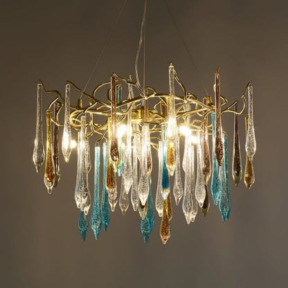 LA Teardrop Crystal Chandelier