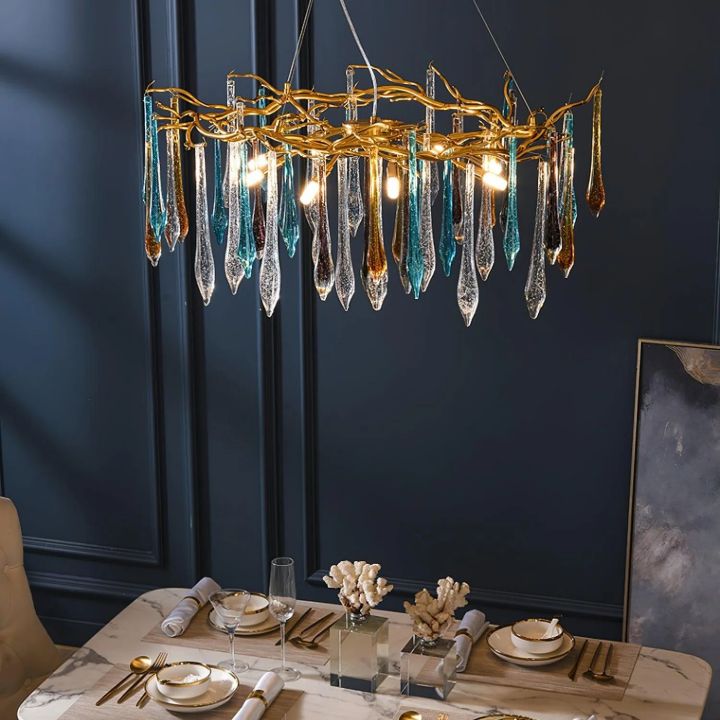 LA Teardrop Crystal Chandelier