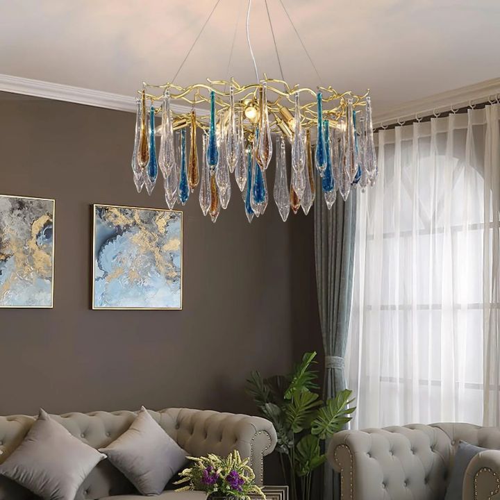 LA Teardrop Crystal Chandelier