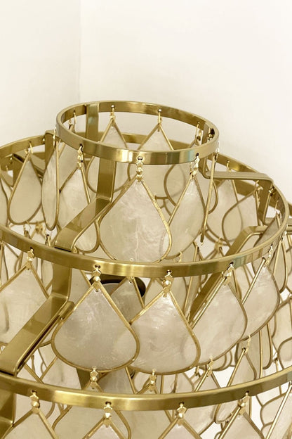 Teardrops Capiz Floor Lamp - view 16 | morylighting