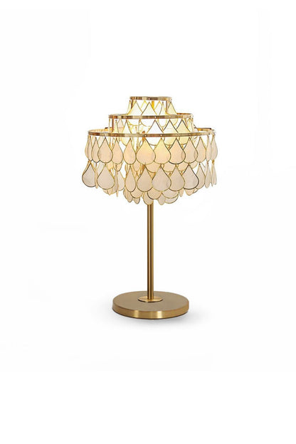 Teardrops Capiz Table Lamp | morylighting