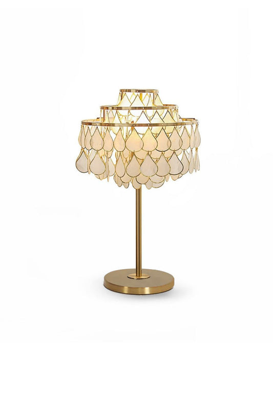 Teardrops Capiz Table Lamp | morylighting