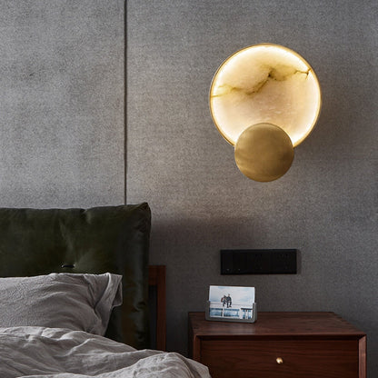 Terra Svet Alabaster Wall Lamp