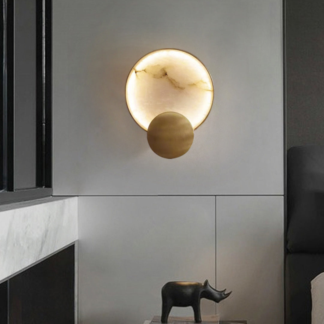 Terra Svet Alabaster Wall Lamp