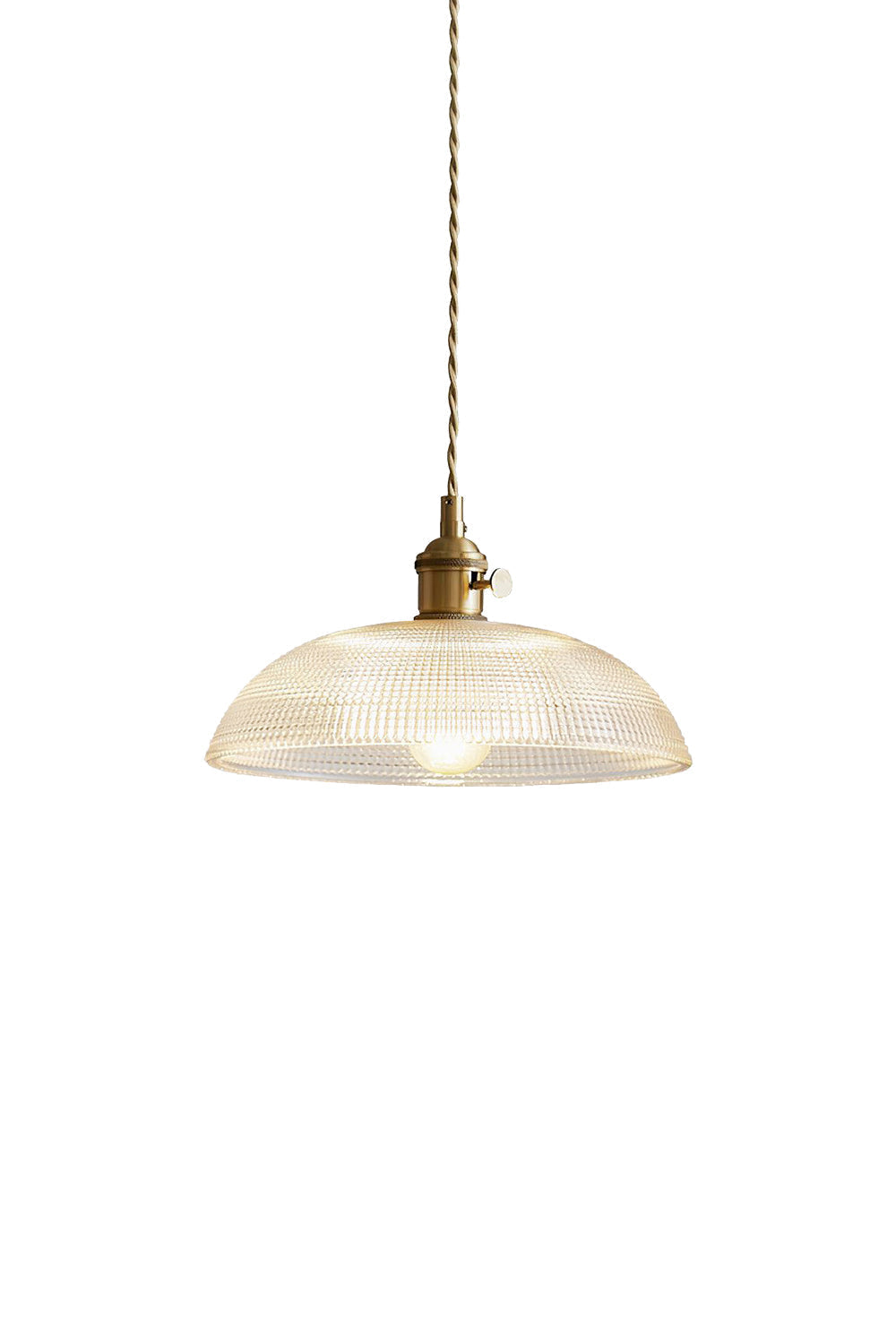 Textured Dome Glass Pendant Light | morylighting