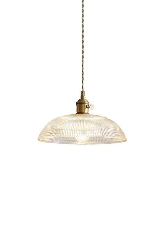 Textured Dome Glass Pendant Light | morylighting